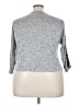 Perseption Concept Silver 3/4 Sleeve Top Size 3X - photo 2