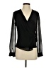 ALLSAINTS Black Long Sleeve Blouse Size 4 - photo 1