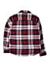 Lands' End 100% Cotton Plaid Red Long Sleeve Button-Down Shirt Size 10 - 12 - photo 2