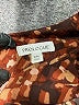prologue 100% Polyester Animal Print Brown 3/4 Sleeve Blouse Size XXL - photo 7