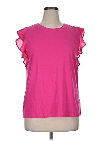 MICHAEL Michael Kors Short Sleeve Top (view 1)