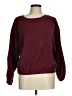 Ann Taylor LOFT 100% Polyester Solid Burgundy Pullover Sweater Size M - photo 1