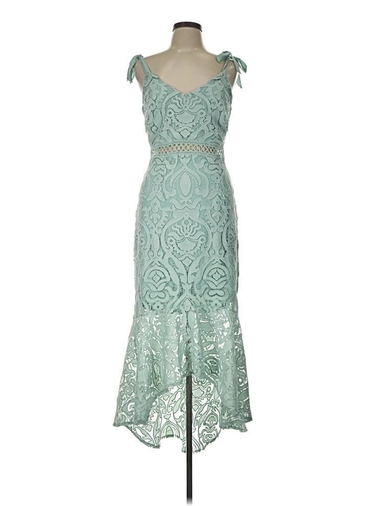 Pre-owned Lulus Cocktail Dress In Teal