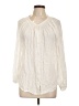 Ann Taylor LOFT Ivory Long Sleeve Blouse Size L - photo 1