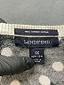Lands' End 100% Supima Cotton Polka Dots Black Pullover Sweater Size 1X - photo 7