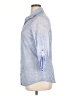 David Cline Stripes Blue 3/4 Sleeve Button-Down Shirt Size XL - photo 5