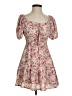 Unbranded 100% Polyester Floral Pink Casual Dress Size XS - photo 1