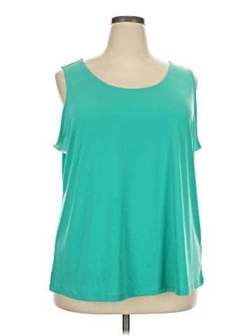 Susan Graver Sleeveless T-Shirt (view 1)
