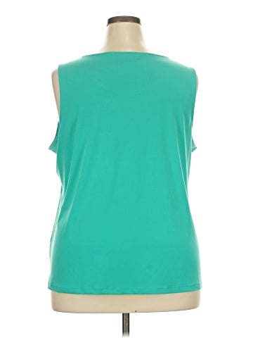 Susan Graver Sleeveless T-Shirt (view 2)