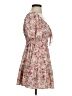 Unbranded 100% Polyester Floral Pink Casual Dress Size XS - photo 4