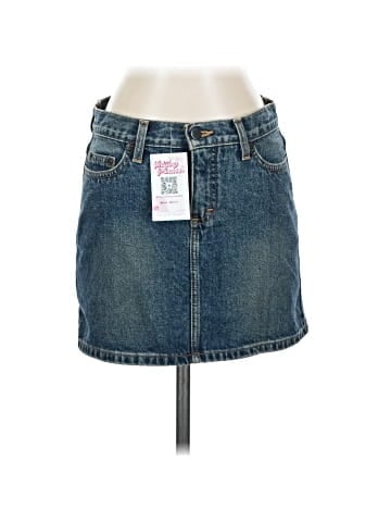 Blue Station Denim Skirt (view 1)