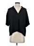 Max Studio Black Short Sleeve Blouse Size XS - photo 1