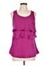 Daisy Fuentes 100% Polyester Purple Sleeveless Blouse Size M - photo 1