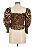 Zara Brown 3/4 Sleeve Blouse Size M - photo 2