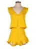 Love...ady Solid Yellow Romper Size S - photo 1