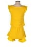 Love...ady Solid Yellow Romper Size S - photo 2