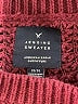 American Eagle Outfitters 100% Cotton Burgundy Pullover Sweater Size M - photo 7