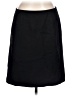 Tahari Solid Black Wool Skirt Size 12 Petite - photo 1