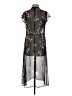 Express 100% Polyester Floral Black Cocktail Dress Size S - photo 2