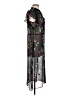 Express 100% Polyester Floral Black Cocktail Dress Size S - photo 4
