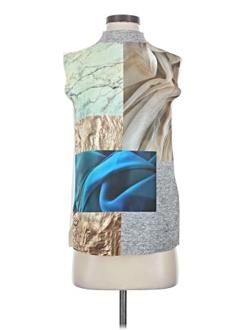 Zara W&B Collection Sleeveless Blouse (view 1)