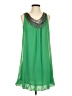 Zara Basic 100% Polyester Green Casual Dress Size S - photo 1