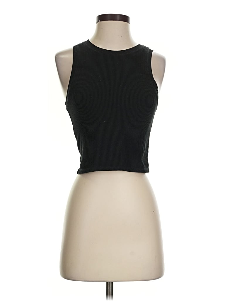 Pre-owned Hollister Tank Top Black Halter Neckline Tops