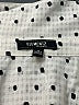 Elementz 100% Polyester Polka Dots Silver 3/4 Sleeve Blouse Size 1X - photo 7