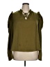 alex & lili 100% Polyester Green Long Sleeve Blouse Size XL - photo 1