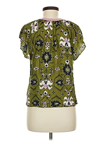 Olivaceous Short Sleeve Blouse (view 2)