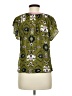 Olivaceous Green Short Sleeve Blouse Size M - photo 2