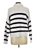 Old Navy 100% Cotton Stripes White Pullover Sweater Size L - photo 2