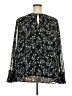 Terra & Sky 100% Polyester Black Long Sleeve Blouse Size 2X - photo 2