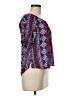Forever 21 100% Rayon Blue Short Sleeve Blouse Size M - photo 4