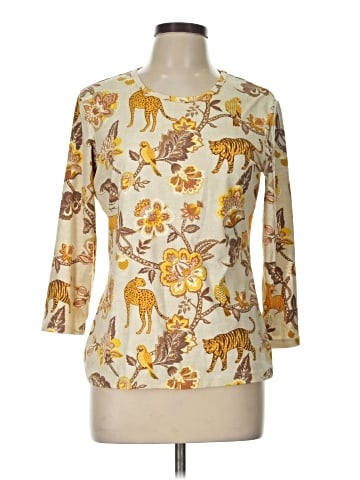 J. McLaughlin 3/4 Sleeve Blouse (view 1)