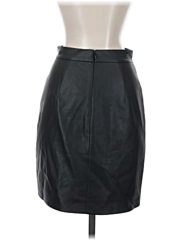 BCBGMAXAZRIA Faux Leather Skirt (view 2)