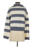 Happily Grey Stripes Blue Pullover Sweater Size S - photo 2