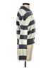 Happily Grey Stripes Blue Pullover Sweater Size S - photo 4