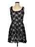 Dots Black Cocktail Dress Size L - photo 1