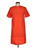 Assorted Brands 100% Polyester Solid Orange Casual Dress Size 6 - photo 2