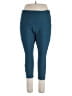 Active Queens Solid Teal Active Pants Size 2X - photo 1