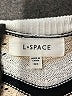 L Space 100% Cotton Chevron-herringbone Ivory Poncho Size S - photo 7