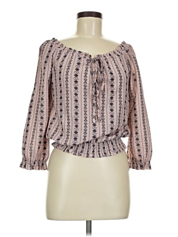 E&M Collection 3/4 Sleeve Blouse (view 1)