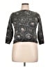 Talbots 100% Merino Wool Paisley Gray Cardigan Size XL - photo 1