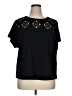 Emery Rose Black Short Sleeve Top Size XL - photo 1