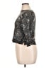 Talbots 100% Merino Wool Paisley Gray Cardigan Size XL - photo 5