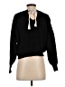 Zara Solid Black Pullover Sweater Size S - photo 2
