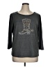 Vintage Rose Gray Pullover Sweater Size XL - photo 1