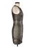 Whitney Eve Metallic Silver Cocktail Dress Size 6 - photo 4