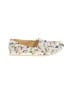 TOMS Print White Green Flats Size 8 1/2 (wide) - photo 1